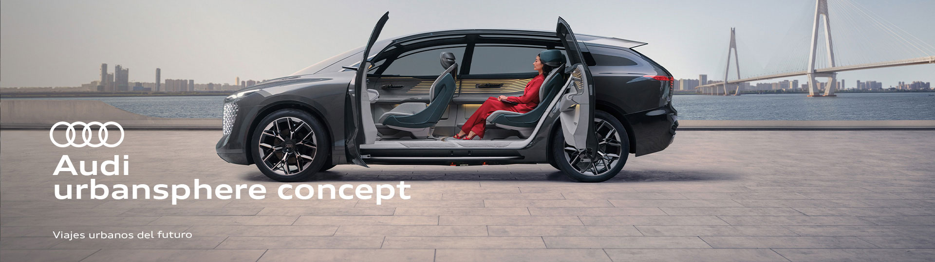 Viajes urbanos del futuro a bordo de Audi urbansphere concept